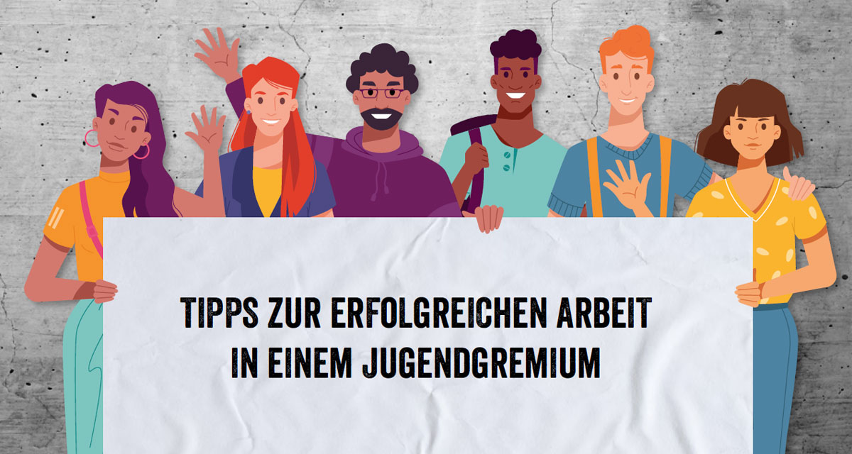 Tipps zur erfolgreichen Arbeit in einem Jugendgremium. Grafik: Gruppe junger Menschen | IStock Tipps zur erfolgreichen Arbeit in einem Jugendgremium. Grafik: Gruppe junger Menschen | IStock