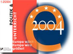 Zeitschrift Politik und Unterricht 1-2/2004 Zeitschrift Politik und Unterricht 1-2/2004