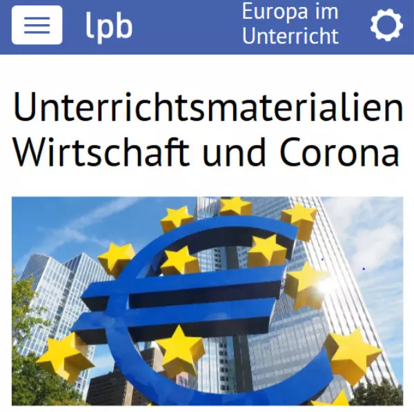 Unterrichtsmaterialien Wirtschaft und Corona