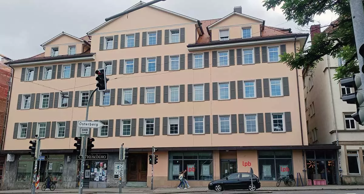 AuÃŸenstelle TÃ¼bingen. WilhelmstraÃŸe 8, 72074 TÃ¼bingen. Foto: LpB
