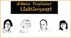 Podcast #mein digitaler Lieblingsort. Episode 11. Zeichnung: KÃ¶pfe der Redaktion | Nada Heller
