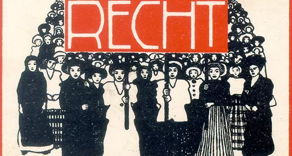 Plakat zum Frauentag. Quelle: wikimedia.org / SPÃ– Presse und Kommunikation; CC BY-SA 2.0. https://commons.wikimedia.org/w/index.php?curid=27914635