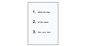 Grafik: Eine Liste Grafik: Eine Liste
