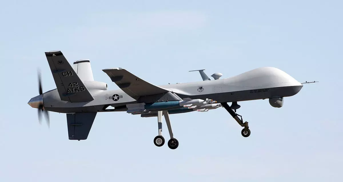 Drohne. Foto: Paul Ridgeway, US Air Force, wikimedia (gemeinfrei)