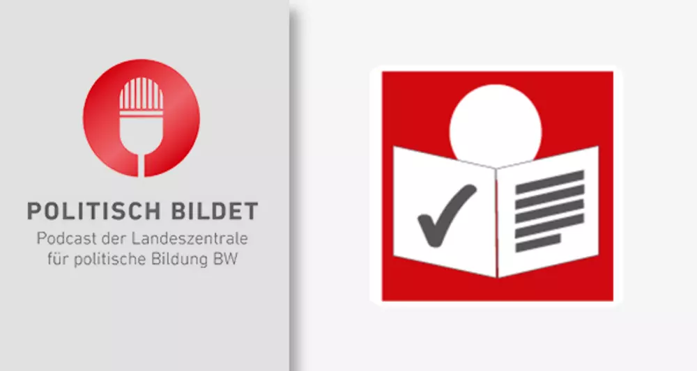 Podcast POLITISCH BILDET der Landeszentrale fÃ¼r politische Bildung BW in Leichter Sprache.