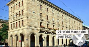 OB-Wahl Mannheim, Juni 2023. Mannheimer Rathaus. Foto: Wikimedia | Rudolf Stricker OB-Wahl Mannheim, Juni 2023. Mannheimer Rathaus. Foto: Wikimedia | Rudolf Stricker