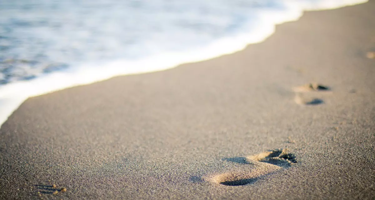 FuÃŸabdruck am Strand. Foto: pixabay | Pexels