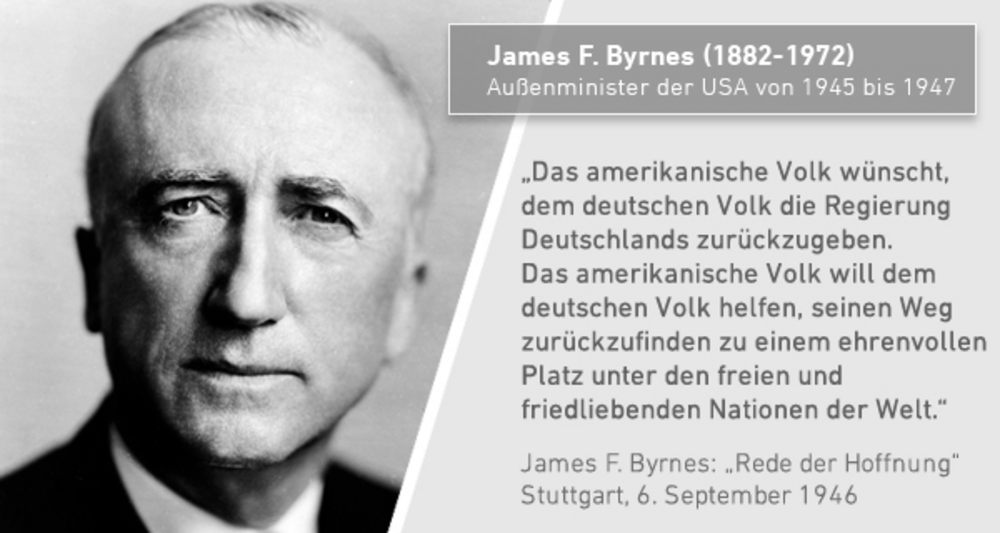 James F. Byrnes (1942). Foto: Harris & Ewing Sammlung, Library of Congress, gemeinfrei (digitale ID cph.3c32232) James F. Byrnes (1942). Foto: Harris & Ewing Sammlung, Library of Congress, gemeinfrei (digitale ID cph.3c32232)