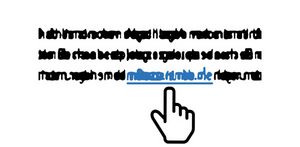 Symbol einer Hand fÃ¼r einen anklickbaren Link