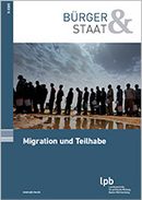 Deckblatt BÃ¼rger&Staat: Migration und Teilhabe