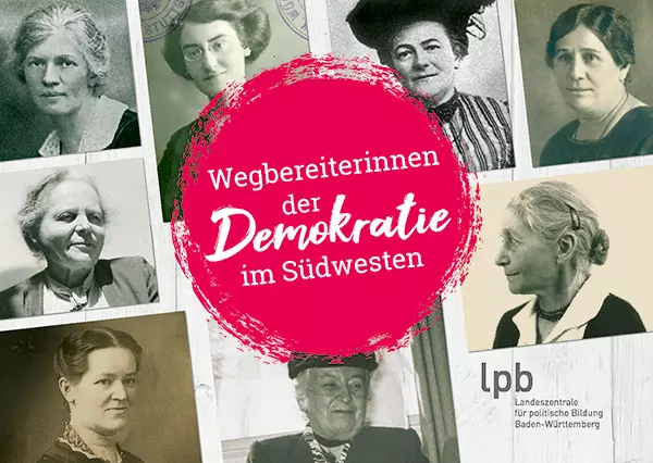 Postkartenset Wegbereiterinnen der Demokratie im SÃ¼dwesten