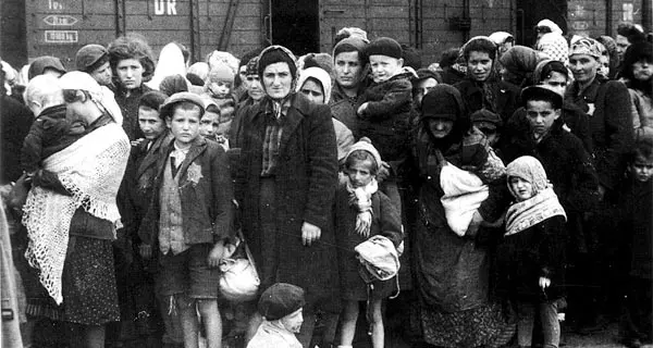 Ankunft ungarischer Juden