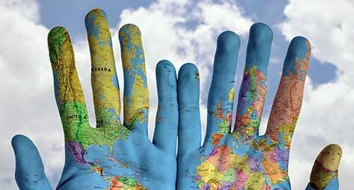 "World In Your Hands Concept Mapâ€œ Foto: Ed Gregory