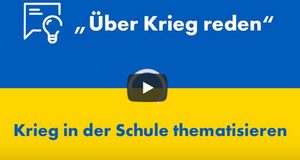 Über Krieg reden - Krieg in der Schule thematisieren. Robert-Bosch-Stiftung, 2022 Über Krieg reden - Krieg in der Schule thematisieren. Robert-Bosch-Stiftung, 2022