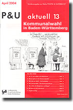 PU aktuell 13 Kommunalwahlen in Baden-Württemberg 2004