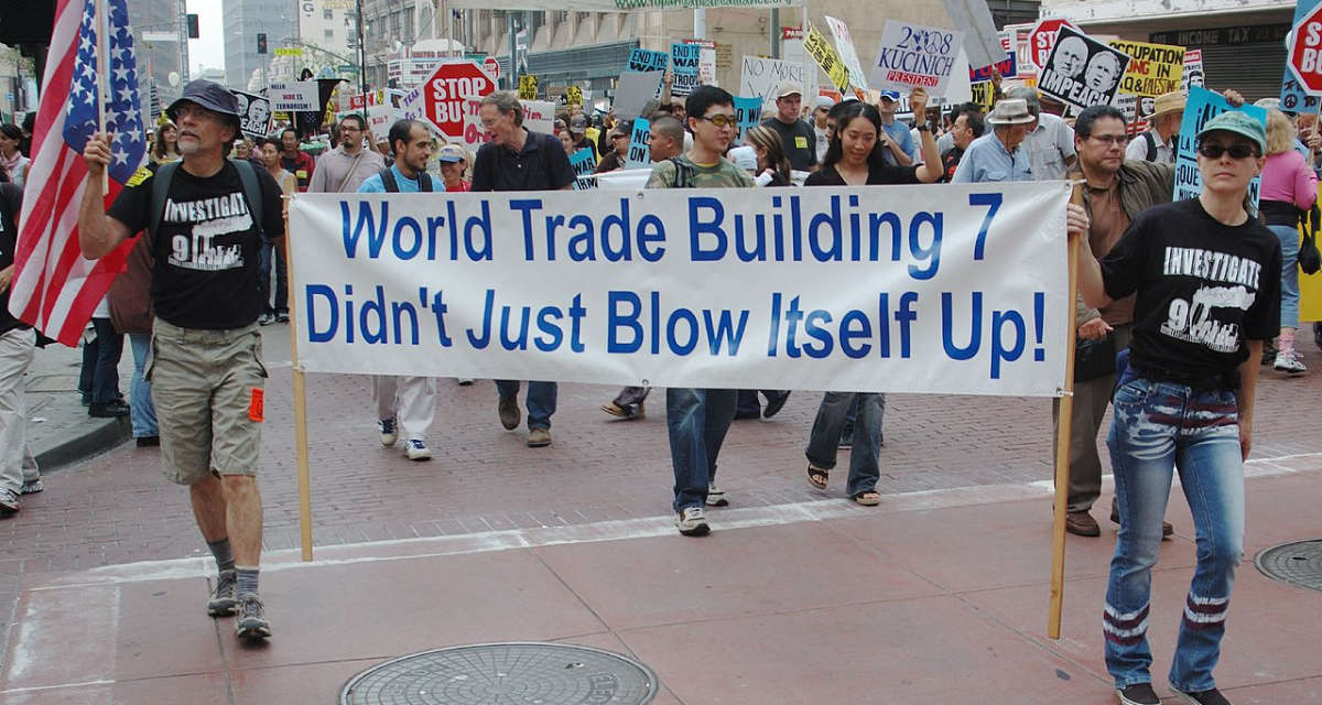 VerschwÃ¶rungstheorien rund um 9/11. Foto: Stanistani, wikimedia CC BY-SA 3.0