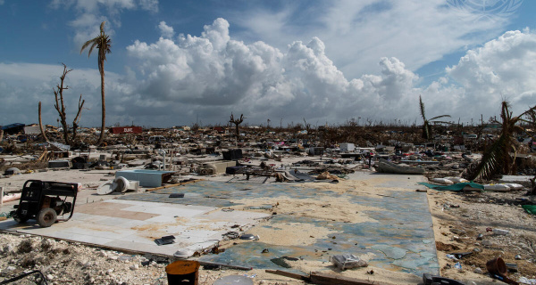 Verheerende Zerstörung durch den Hurrikan Dorian 2019 auf den Bahamas. Foto: UN Photo/OCHA/Mark Garten Verheerende Zerstörung durch den Hurrikan Dorian 2019 auf den Bahamas. Foto: UN Photo/OCHA/Mark Garten