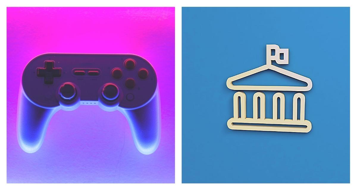 Politik und Games. Collage: LpB BW via Canva. Politik und Games. Collage: LpB BW via Canva.