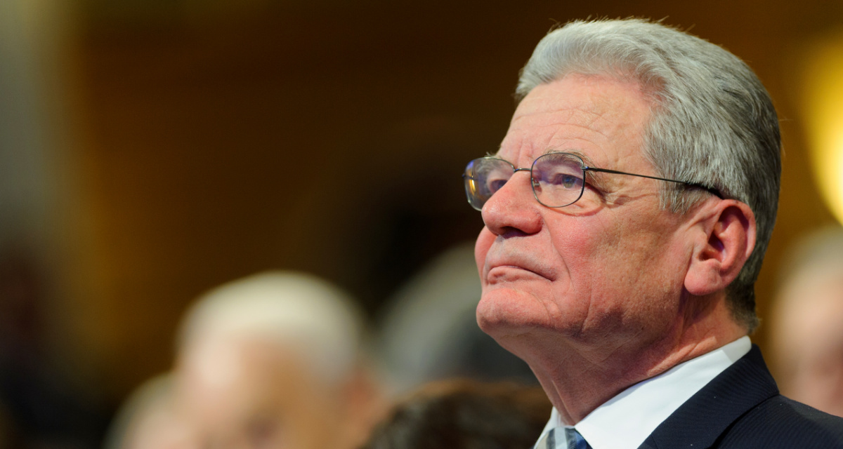 Joachim Gauck bei der MÃ¼nchner Sicherheitskonferenz 2014. Foto: wikimedia.org | Tobias Kleinschmidt | CC BY 3.0 DE.