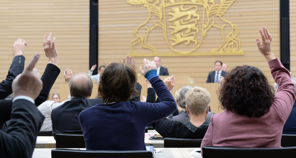 Abstimmung im Plenum des Landtags von Baden-Württemberg. Foto: Landtag von Baden-Württemberg Abstimmung im Plenum des Landtags von Baden-Württemberg. Foto: Landtag von Baden-Württemberg