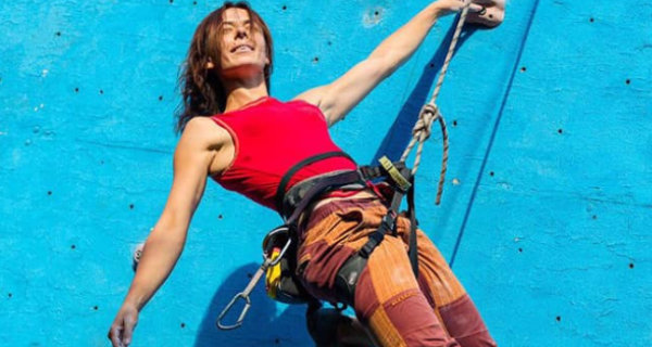 Olga Guz, die vor Ausbruch des Krieges in der Ukraine als Trainerin für Bergsteigen und Klettern tätig war | Foto: Olga Guz Olga Guz, die vor Ausbruch des Krieges in der Ukraine als Trainerin für Bergsteigen und Klettern tätig war | Foto: Olga Guz